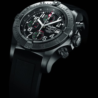 Buy Luxury Replica Breitling Avenger Seawolf Blacksteel Chrono Aguila Real Mexicana Black PVD Steel watch